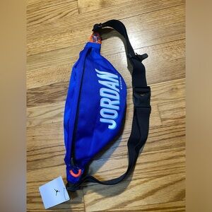 NIKE JORDAN MVP Jumpman Fanny Pack Shoulder Belt Waist Bag Royal blue NEW!!